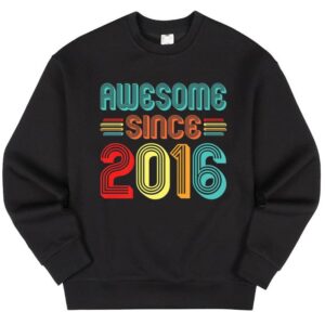 Maroutee Awesome Since 2016 Birthday Vintage Sweater