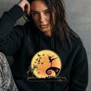 Maroutee Ballet Dancer And Moon Silhouette Dancing Hoodie