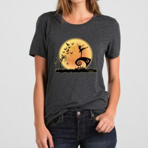 Maroutee Ballet Dancer And Moon Silhouette Dancing T-Shirt