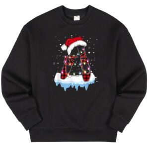 Maroutee Ballet Shoes Christmas Lights Sweater