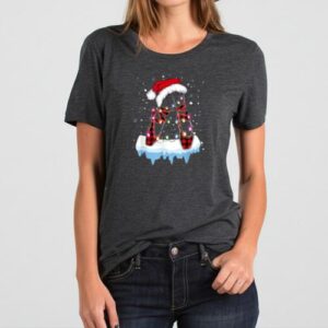 Maroutee Ballet Shoes Christmas Lights T-Shirt