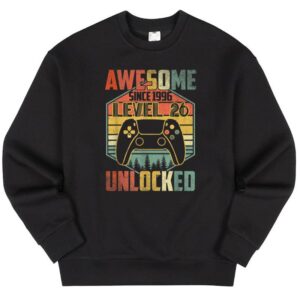 Maroutee Birthday Gift Awesome Since 1996 Video Gamer Sweater