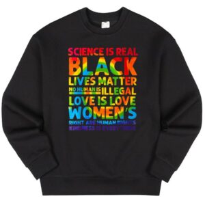 Maroutee Black Lives Matter Love Is Love Sweater