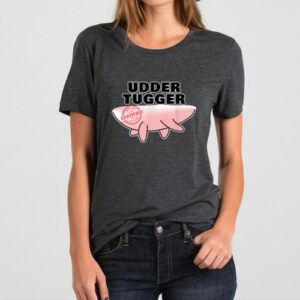 Maroutee Certified Udder Tugger Farmer T-Shirt