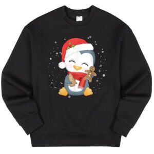 Maroutee Christmas Penguin Snow Sweater
