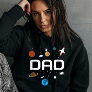Maroutee Dad Outer Space Birthday Hoodie