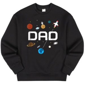Maroutee Dad Outer Space Birthday Sweater