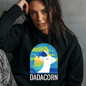 Maroutee Dadcorn Father Who Love Unicorn Hoodie