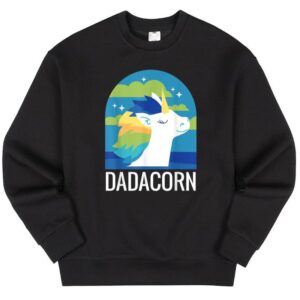 Maroutee Dadcorn Father Who Love Unicorn Sweater
