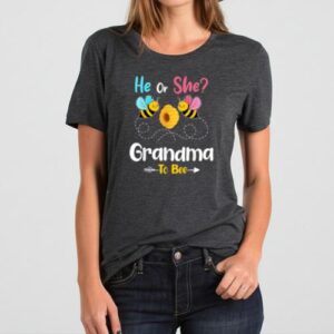 Maroutee Gender Reveal He Or She Grandma T-Shirt