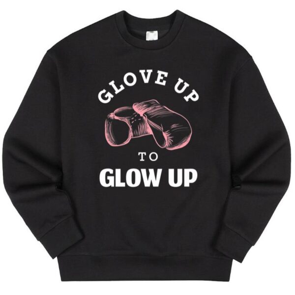Maroutee Glove Up to Glow Up Ladies Boxing Sweater