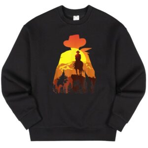 Maroutee Great Horse Riding Cowboy Sweater