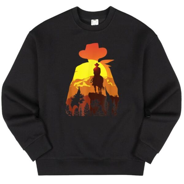 Maroutee Great Horse Riding Cowboy Sweater