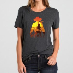 Maroutee Great Horse Riding Cowboy T-Shirt