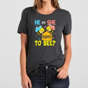 Maroutee He Or She Poppy To Bee T-Shirt