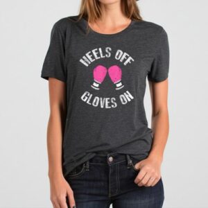 Maroutee Heels Off Gloves On T-Shirt