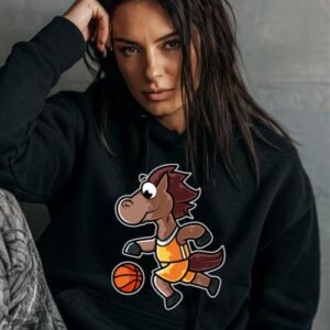 Maroutee Horse Basketball Hoodie