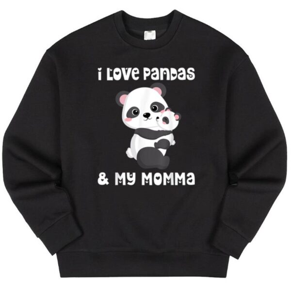 Maroutee I Love Pandas And My Momma Sweater