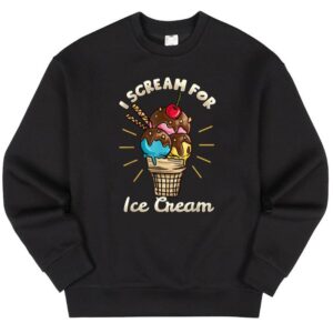 Maroutee I Scream For Ice Cream Summer Sweater