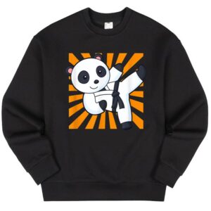 Maroutee Karate Panda Martial Arts Sweater