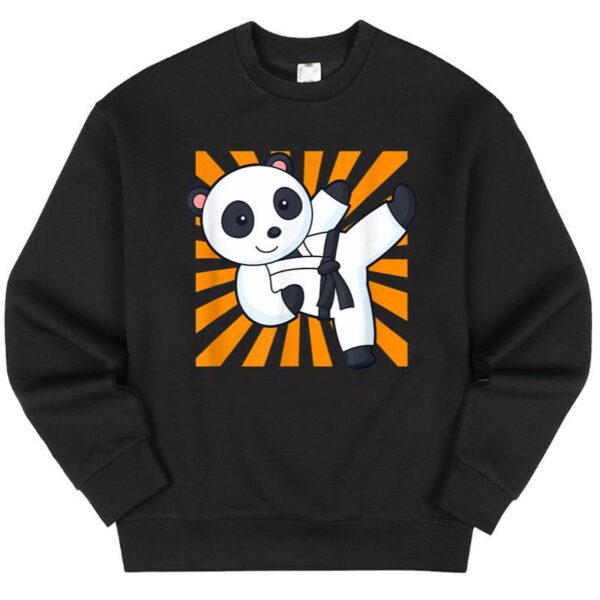 Maroutee Karate Panda Martial Arts Sweater
