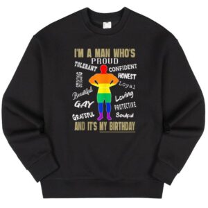 Maroutee LGBT Birthgay Gym Boy Sweater