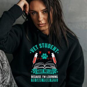 Maroutee Learning To Save Pets Vet Tech Hoodie