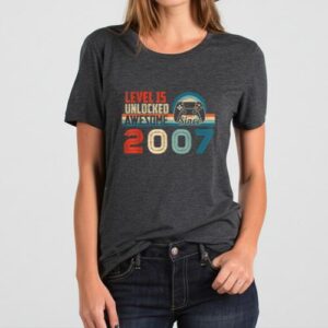 Maroutee Level 15 Unlocked Video Gamer Birthday T-Shirt