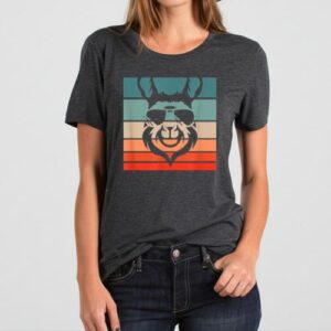 Maroutee Llama Retro Vintage T-Shirt