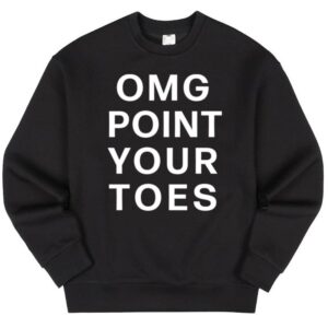 Maroutee OMG Point Your Toes Ballet Sweater