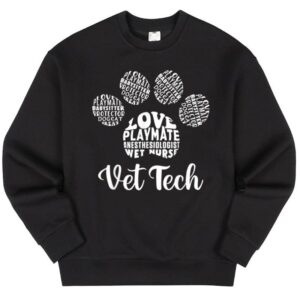 Maroutee Paw Vet Tech Veterinarian Sweater