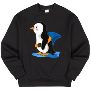 Maroutee Penguin Shark Fin Sweater