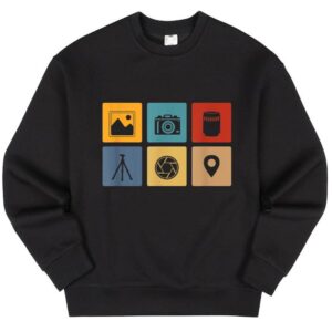 Maroutee Photography Camera Gear Vintage Sweater