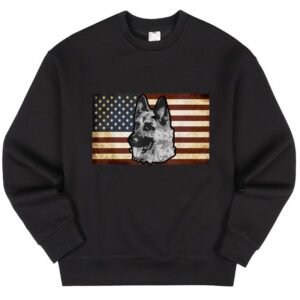 Maroutee Police K-9 Unit USA Flag Sweater