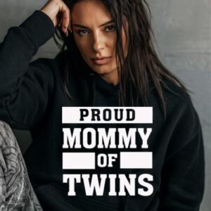 Maroutee Proud Mommy Of Twins Hoodie