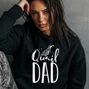 Maroutee Quail Dad Quail Bird Hoodie