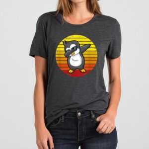 Maroutee Retro Vintage Adelie King Penguin T-Shirt