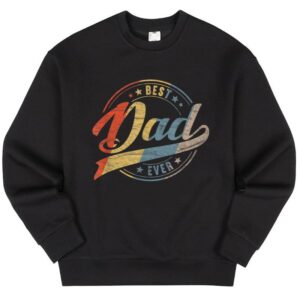 Maroutee Retro Vintage Best Dad Ever Sweater