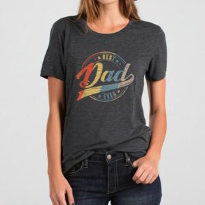 Maroutee Retro Vintage Best Dad Ever T-Shirt