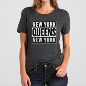 Maroutee Retro Vintage New York Queens T-Shirt