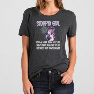 Maroutee Scorpio Zodiac Sign Girl Scorpio T-Shirt