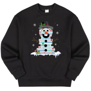 Maroutee Snowman Book Christmas Sweater