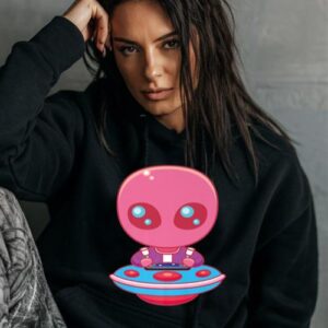 Maroutee Space Alien DJ Electronic Music Hoodie