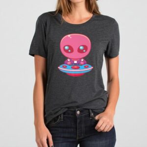 Maroutee Space Alien DJ Electronic Music T-Shirt