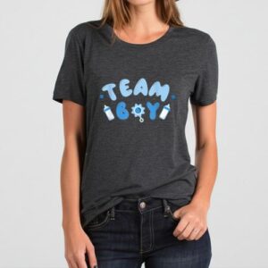 Maroutee Team Boy Baby Gender T-Shirt