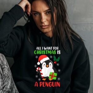 Maroutee Ugly Christmas Penguin Christmas Hoodie