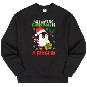 Maroutee Ugly Christmas Penguin Christmas Sweater