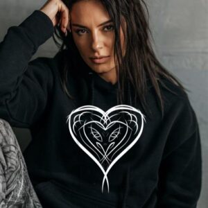 Maroutee Valentines Day Heart Hoodie
