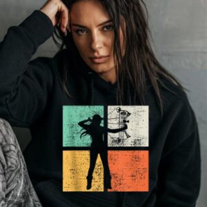 Maroutee Vintage Bow Hunting Archery Hoodie