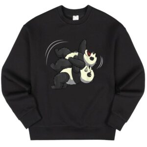Maroutee Wrestling Giant Panda Bear Sweater